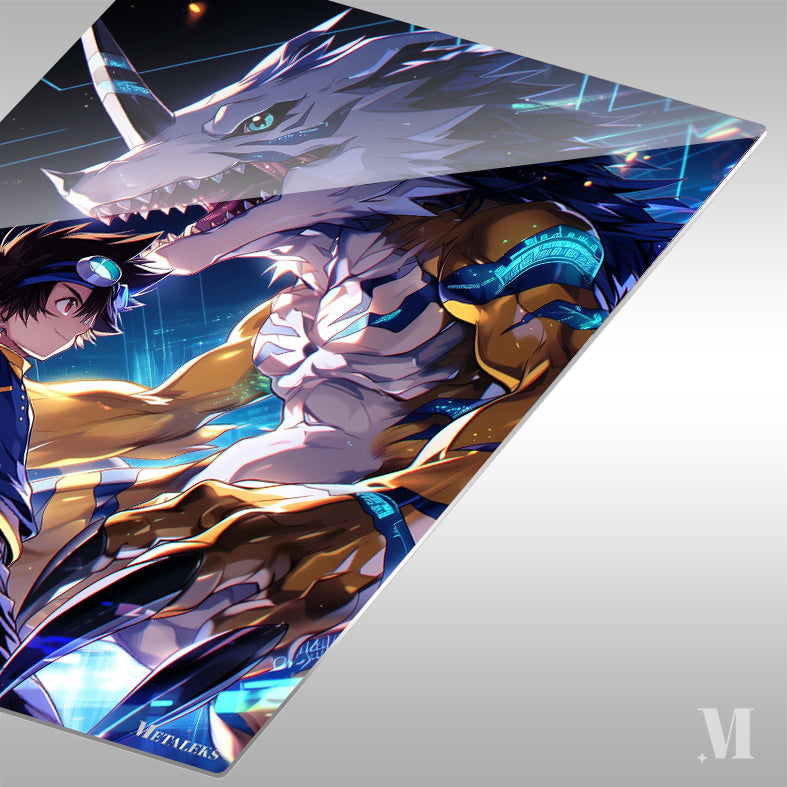 A0143 Taichi and Garurumon