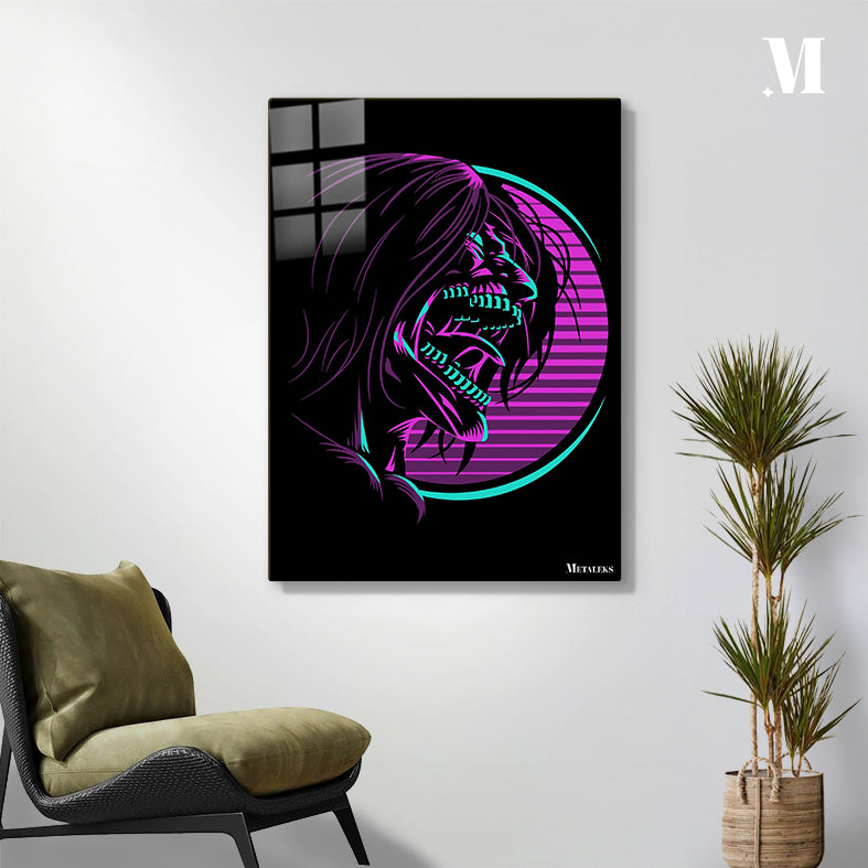 AOT Eren Yeager Artwork - Premium Anime Room Poster H0801-25