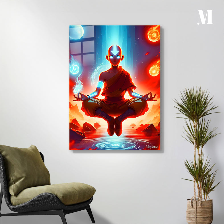 Aang avatar the last airbender ilustration
