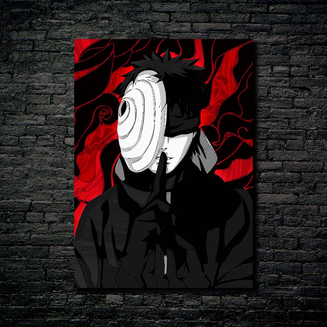 Akatsuki Obito Uchiha Red Theme