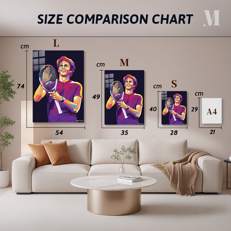 Alexander Zverev wpap popart