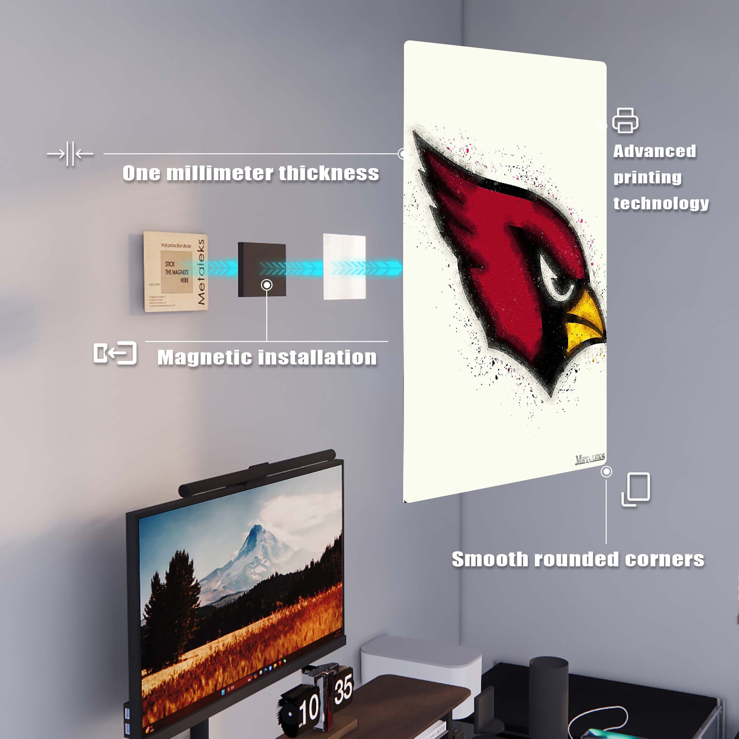 Arizona Cardinals Watercolor