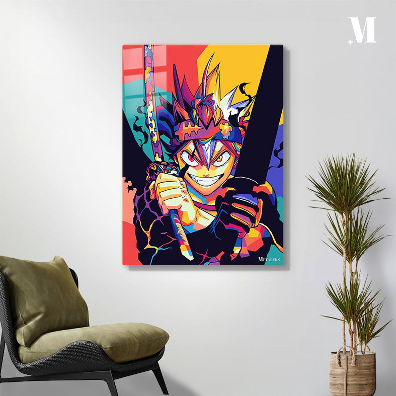Asta Black Clover Wpap Pop Art