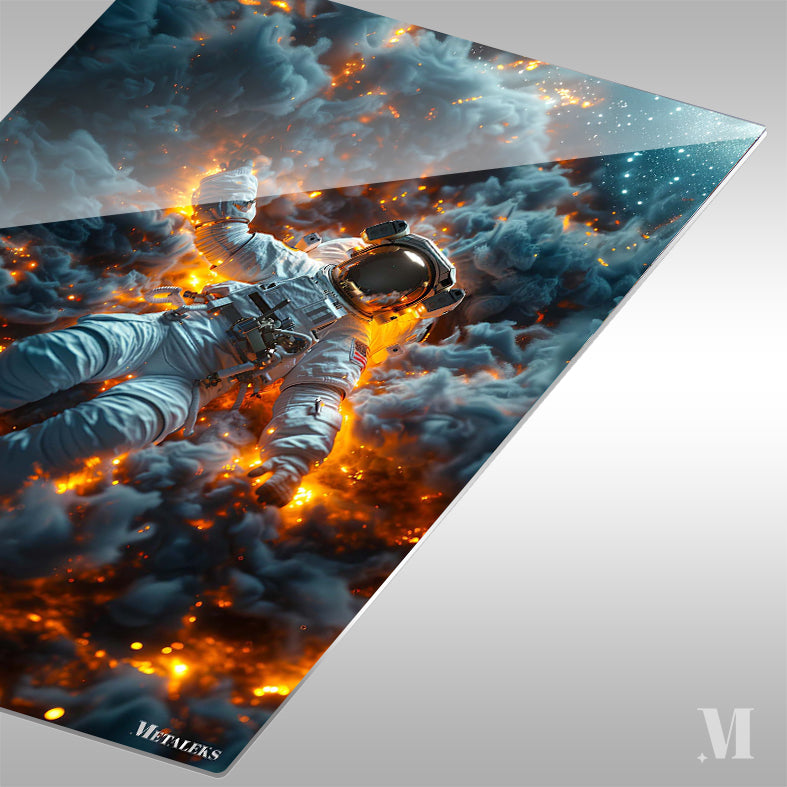 Astronaut in chaos