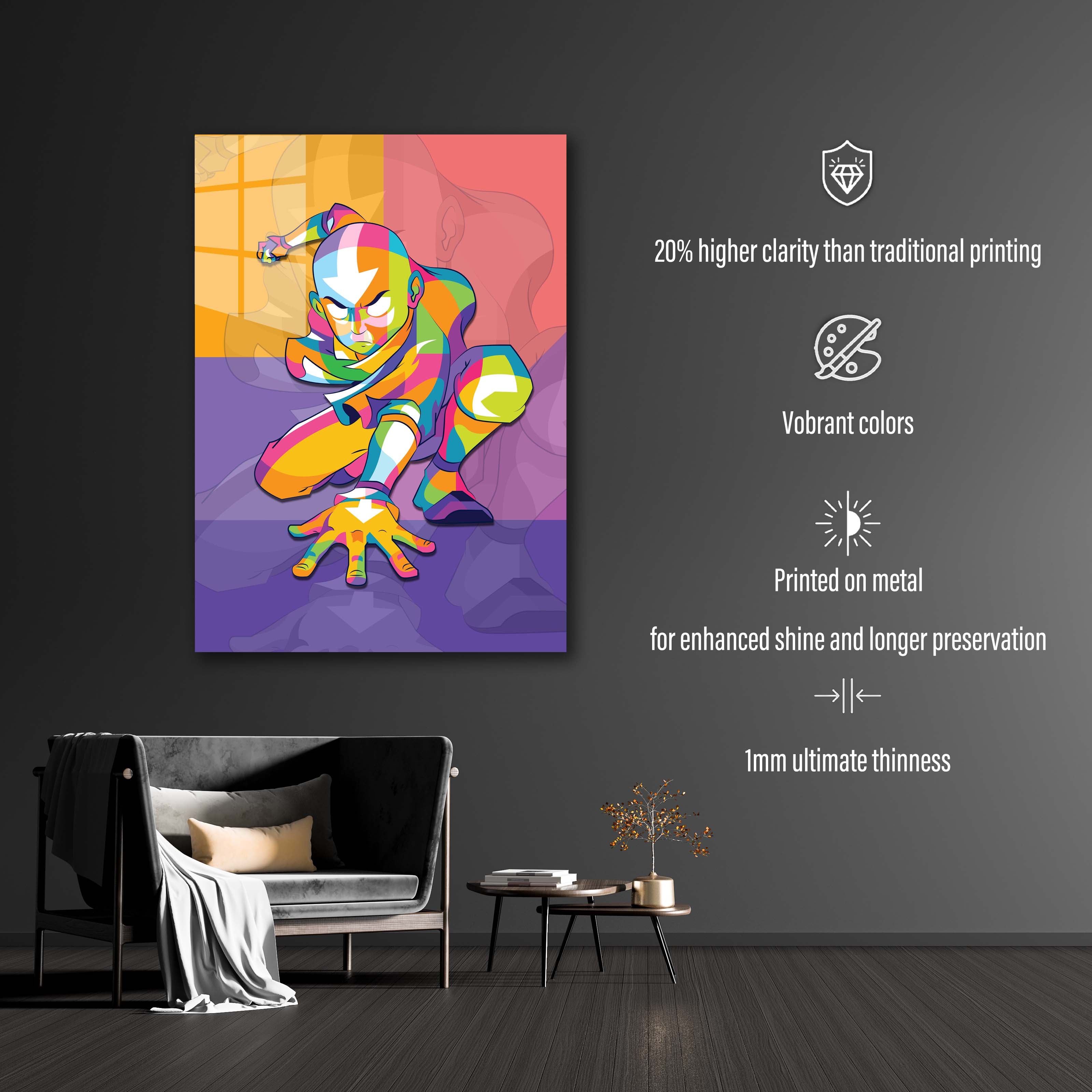 Avatar Aang in WPAP