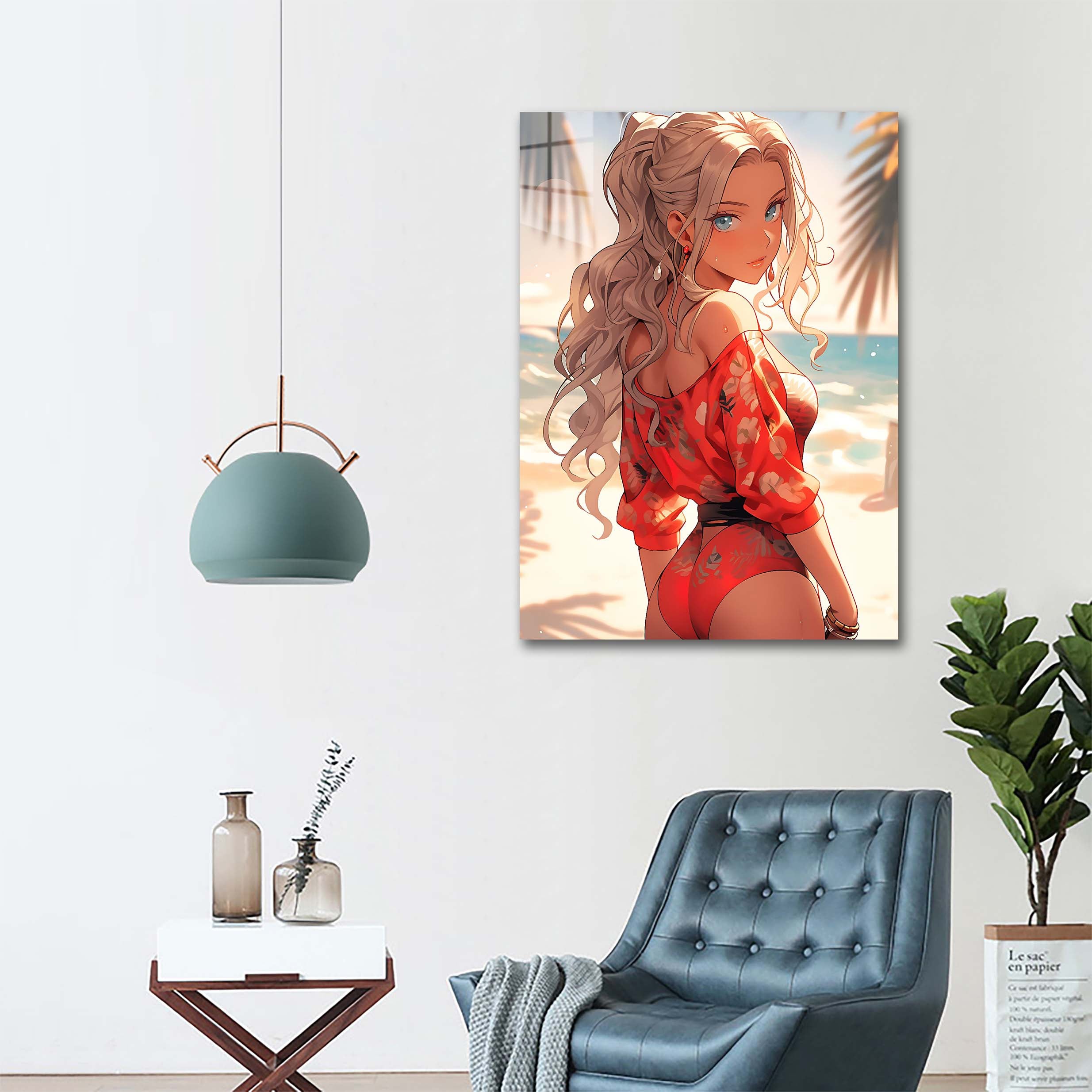 Blonde Girl at Beach