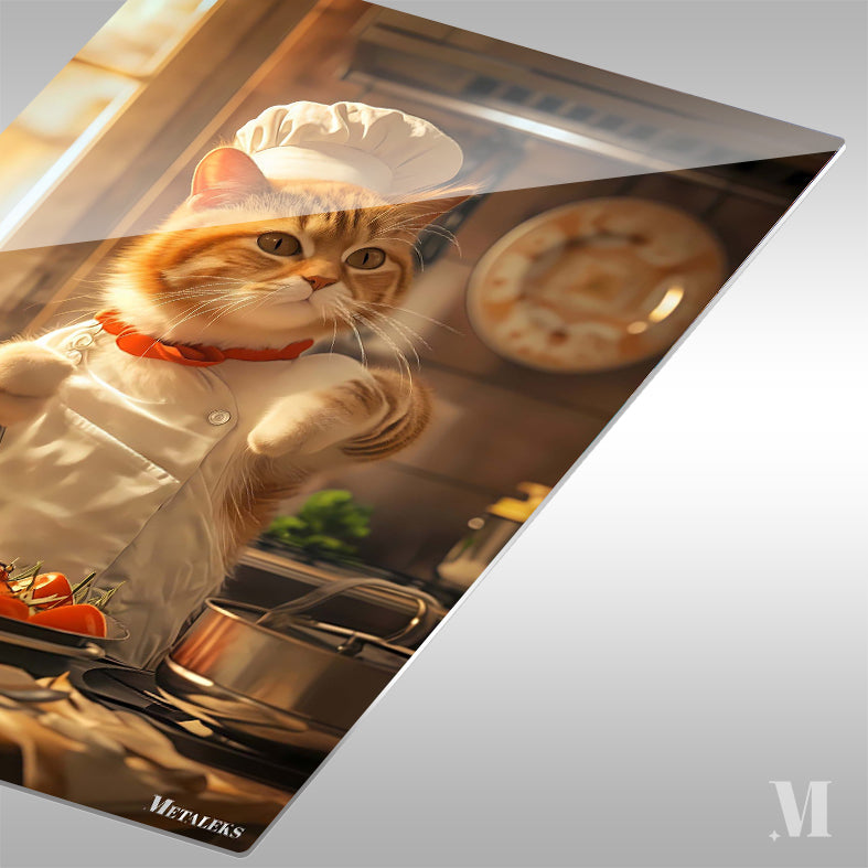 Cat Chef Cooking
