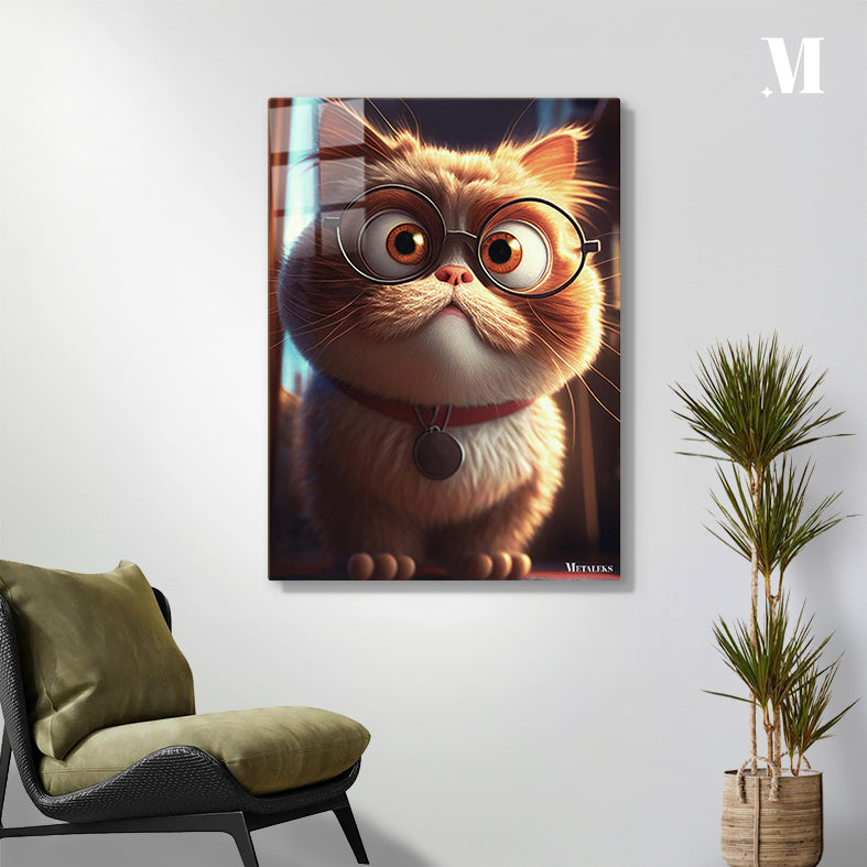 Cat Wearing Glasses2