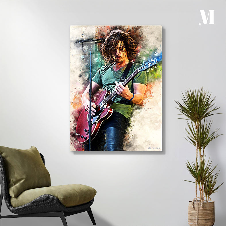 Chris Cornell Watercolor