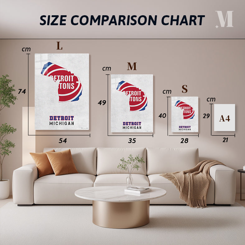 Detroit Pistons Detroit Michigan State Map