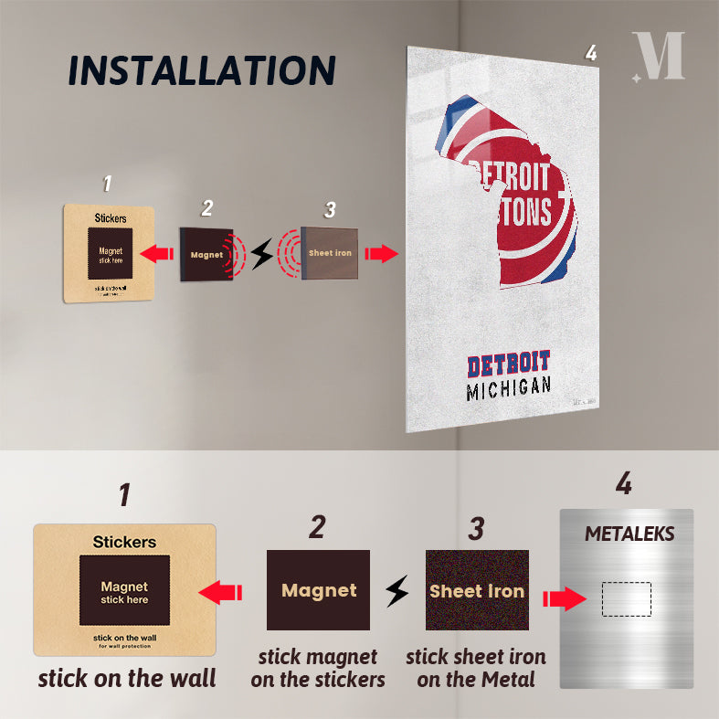 Detroit Pistons Detroit Michigan State Map