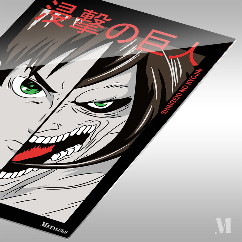 Eren Yeager Attack on Titan Poster - Epic Anime Wall Art Print H0801-25