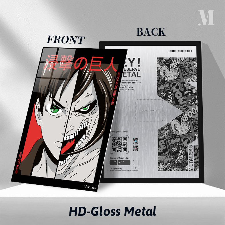 Eren Yeager Attack on Titan Poster - Epic Anime Wall Art Print H0801-25