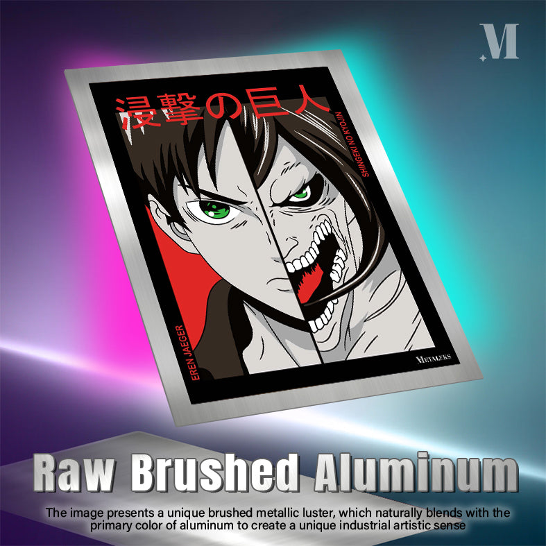 Eren Yeager Attack on Titan Poster - Epic Anime Wall Art Print H0801-25