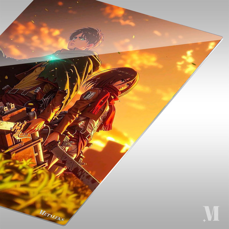 Eren Yeager Mikasa Ackerman Attack on Titan 01 A0717