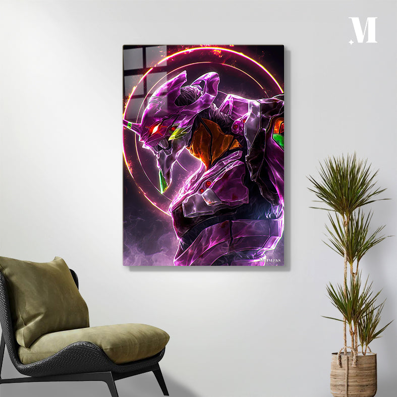 Eva 01 with background - Evangelion