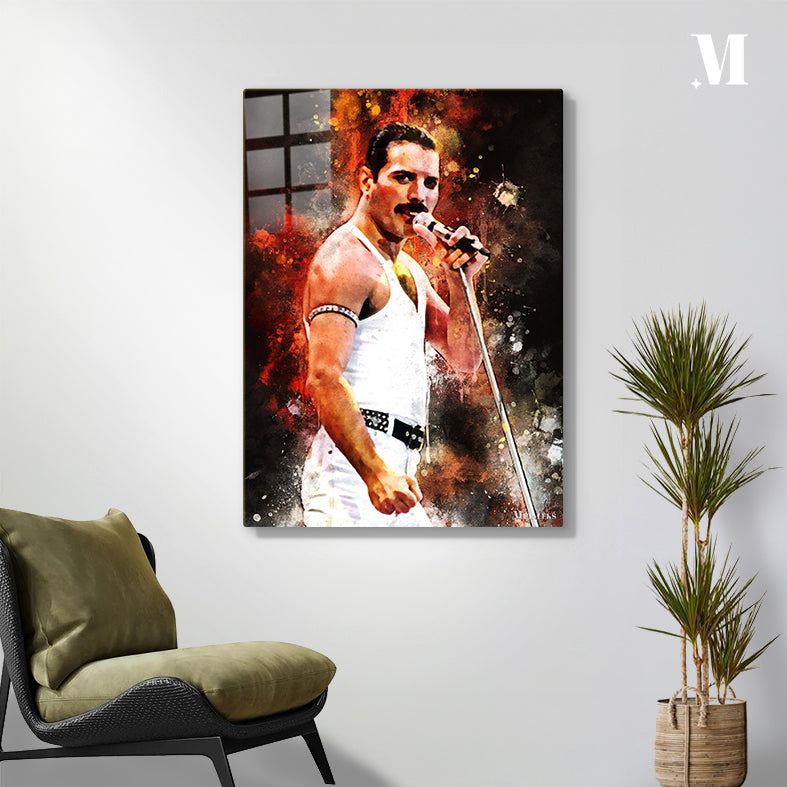 Freddie Mercury Watercolor