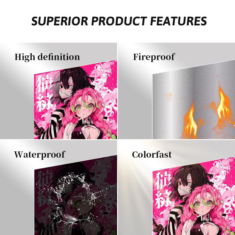 GE0216 Obanai and Mitsuri Kanroji Demon Slayer