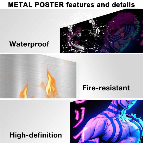 GE0222 Akaza Neon Effect Demon Slayer