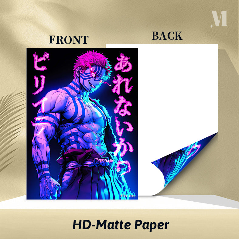 GE0222 Akaza Neon Effect Demon Slayer