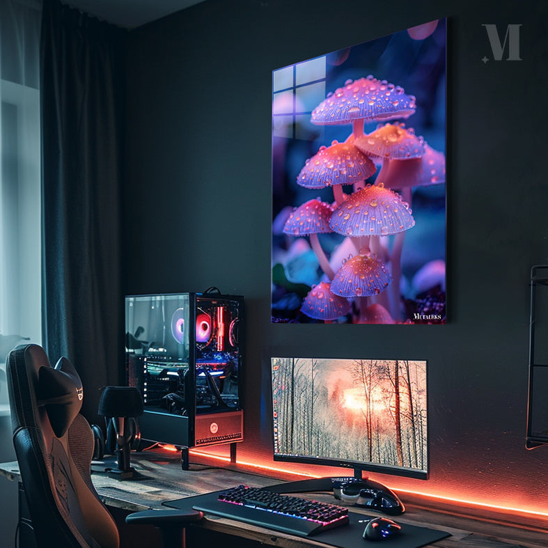 Glowing mushroom-M2611