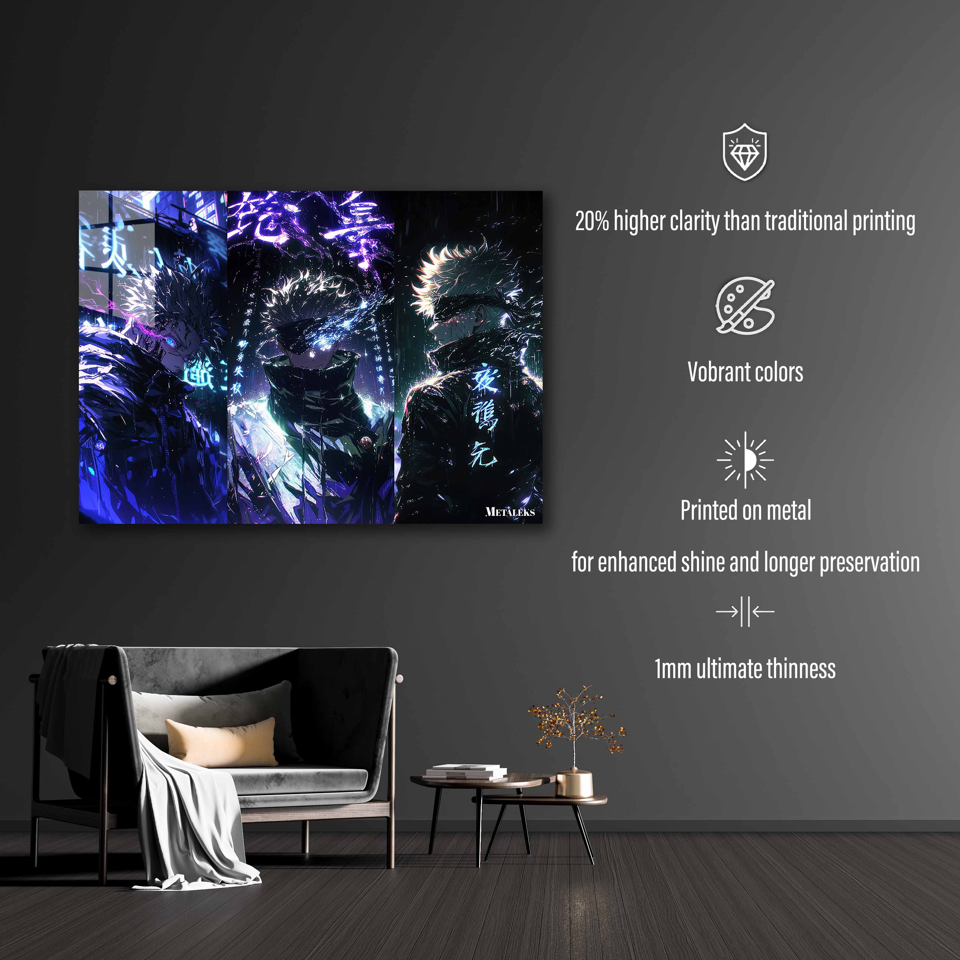 Gojo Satoru Dramatic Poster Set