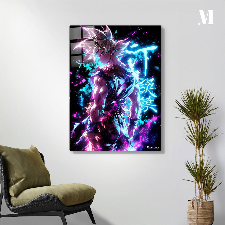 Goku Neon Color Effect Dragon Ball Z