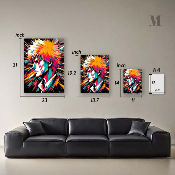 Ichigo Kurosaki v5-Artwork by @Lucifer Art2092
