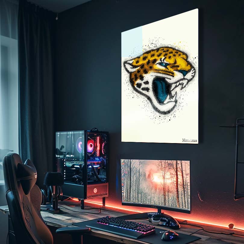 Jacksonville Jaguars Watercolor