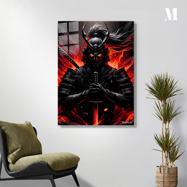 Japanese samurai Ilustration art
