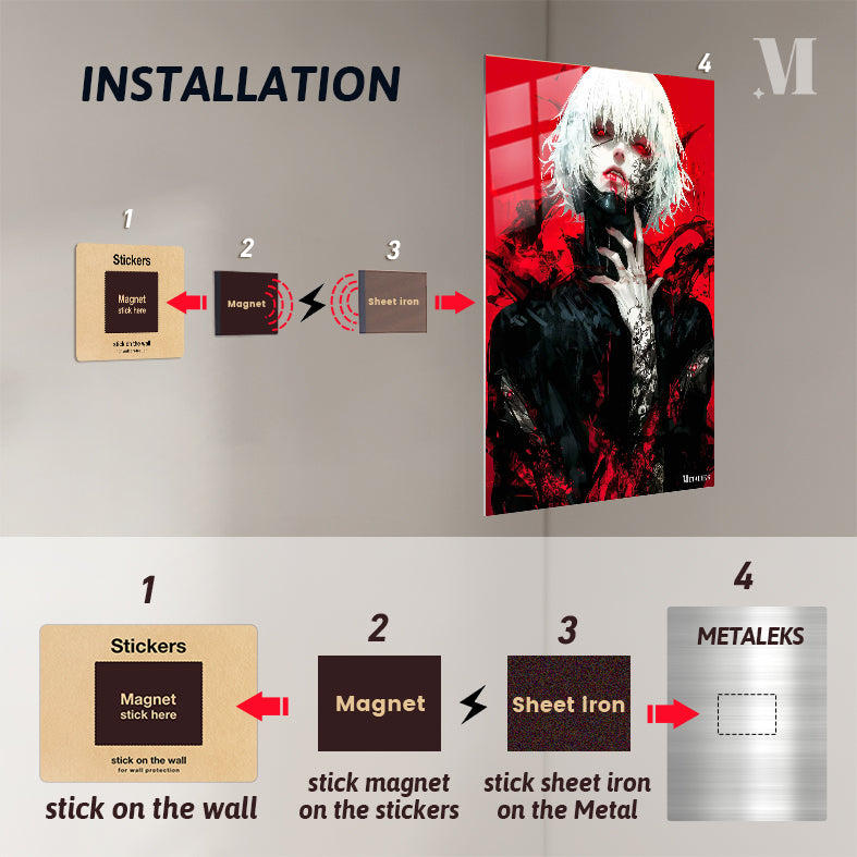 Kaneki Ken Red Poster