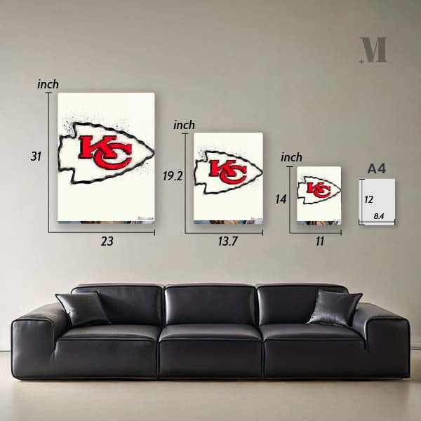 Kansas City Chiefs Watercolor