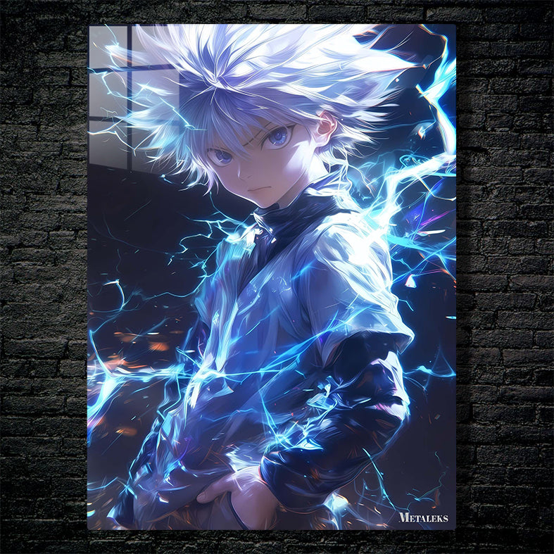 Killua Zoldyck Lightning Blue Hunter X Hunter