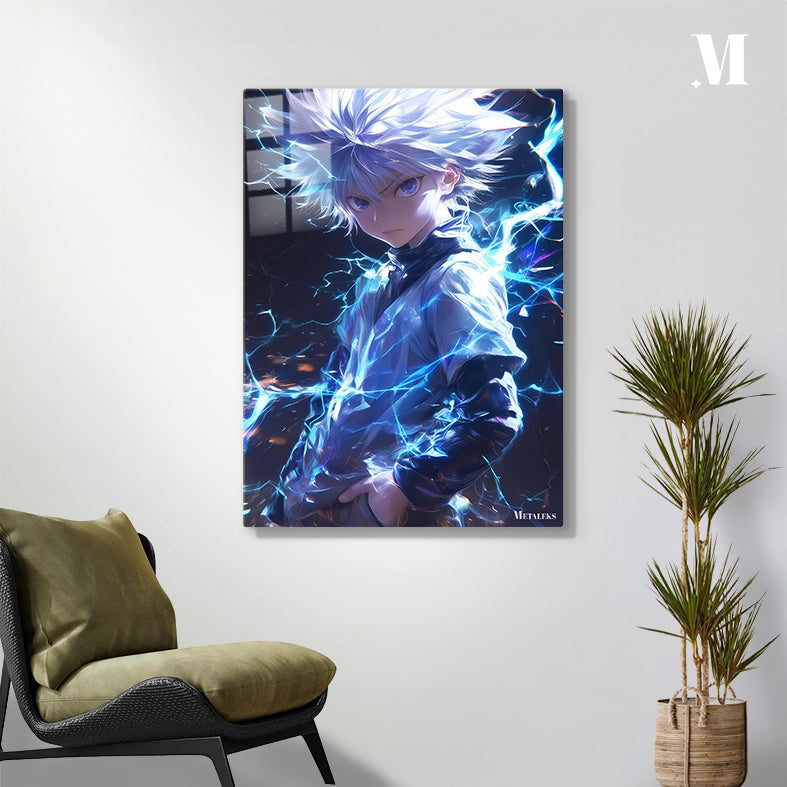 Killua Zoldyck Lightning Blue Hunter X Hunter