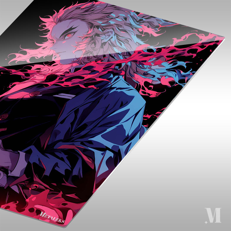 Kyojuro Rengoku Neon Demon Slayer