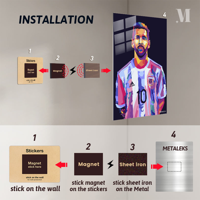 Leo Messi In Wpap style