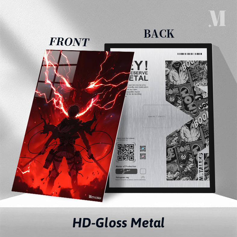 Levi Lightning Red Atack On Titan