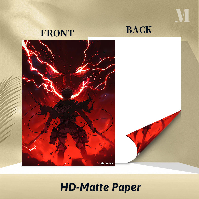 Levi Lightning Red Atack On Titan