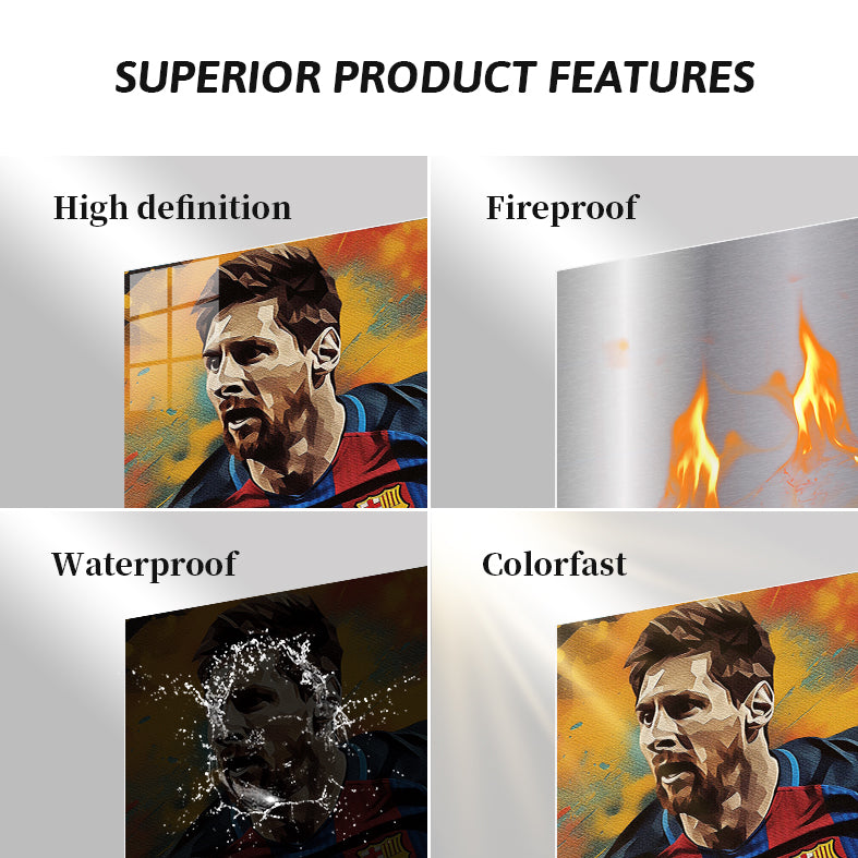 Lionel Messi Colorful