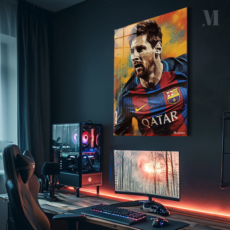 Lionel Messi Colorful