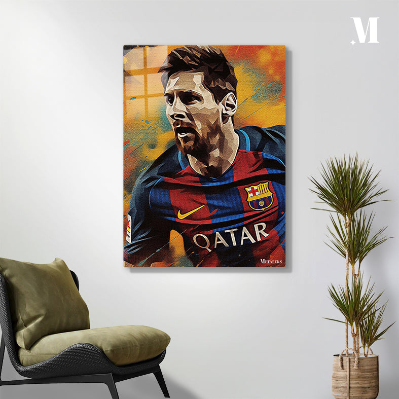 Lionel Messi Colorful