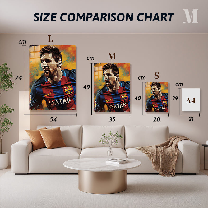Lionel Messi Colorful