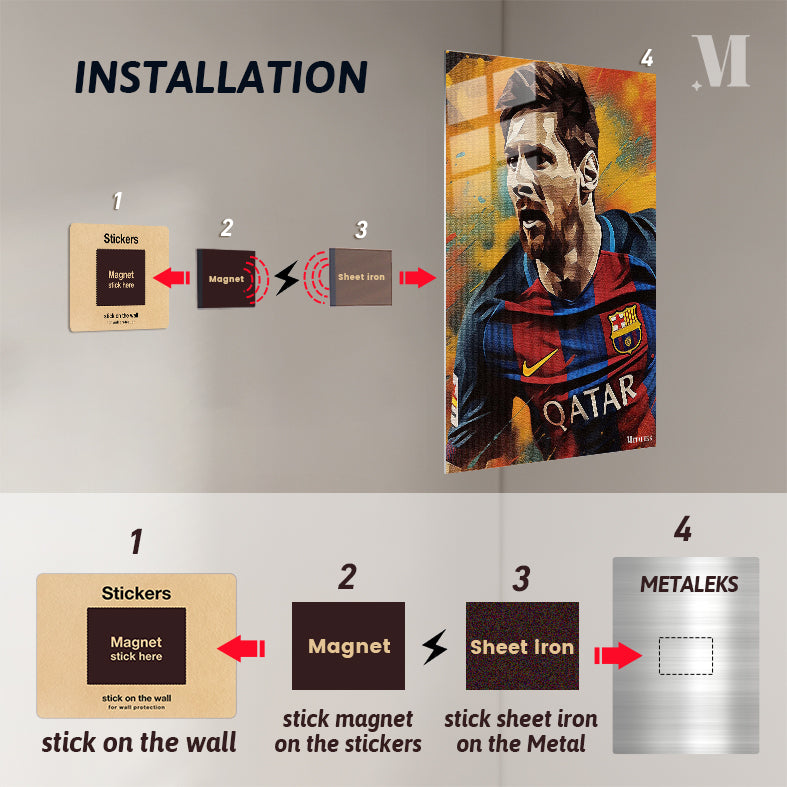 Lionel Messi Colorful