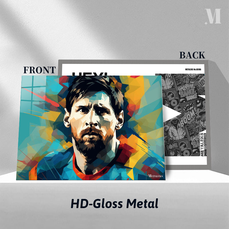 Lionel Messi Face Pop Art