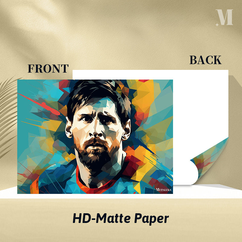 Lionel Messi Face Pop Art
