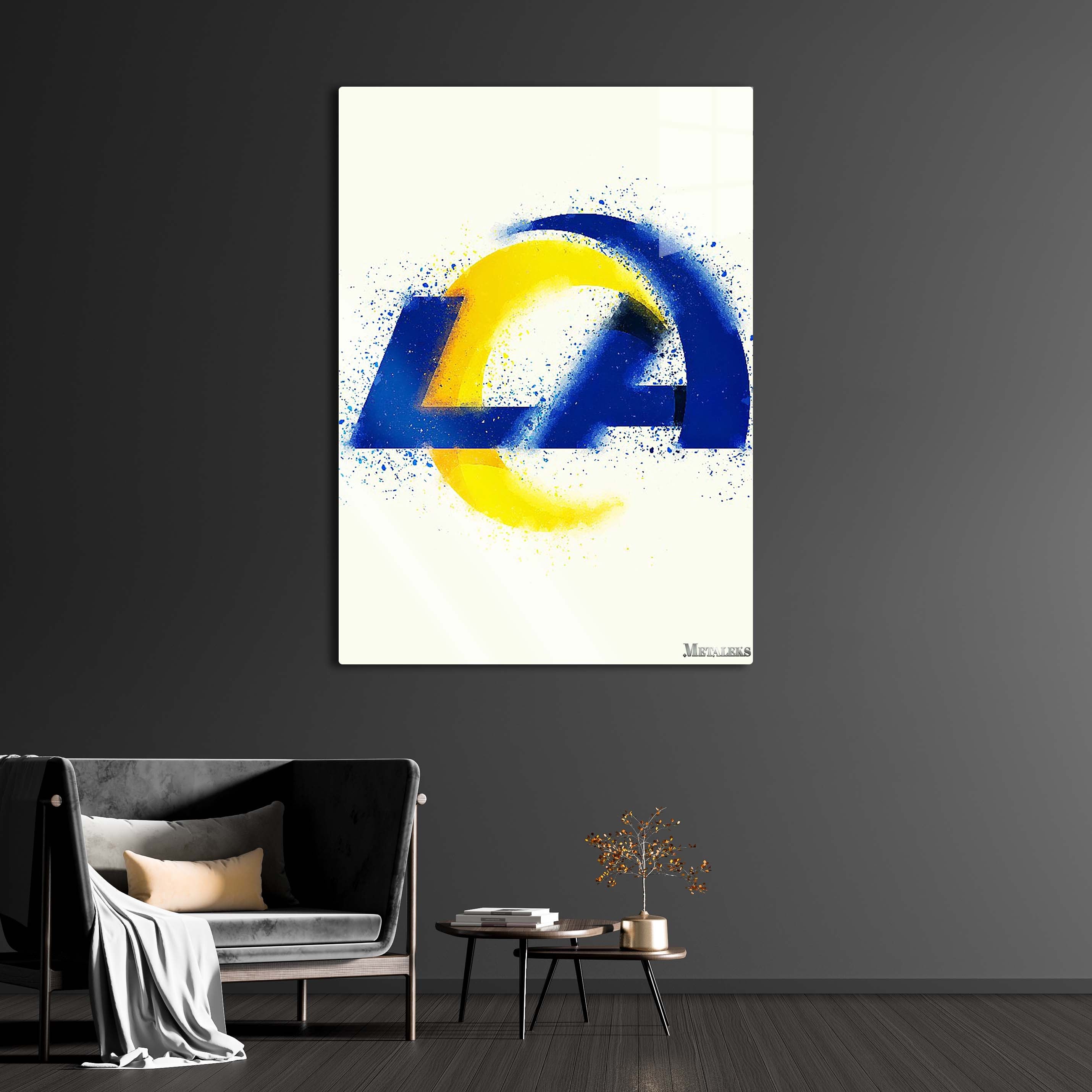 Los Angeles Rams Watercolor