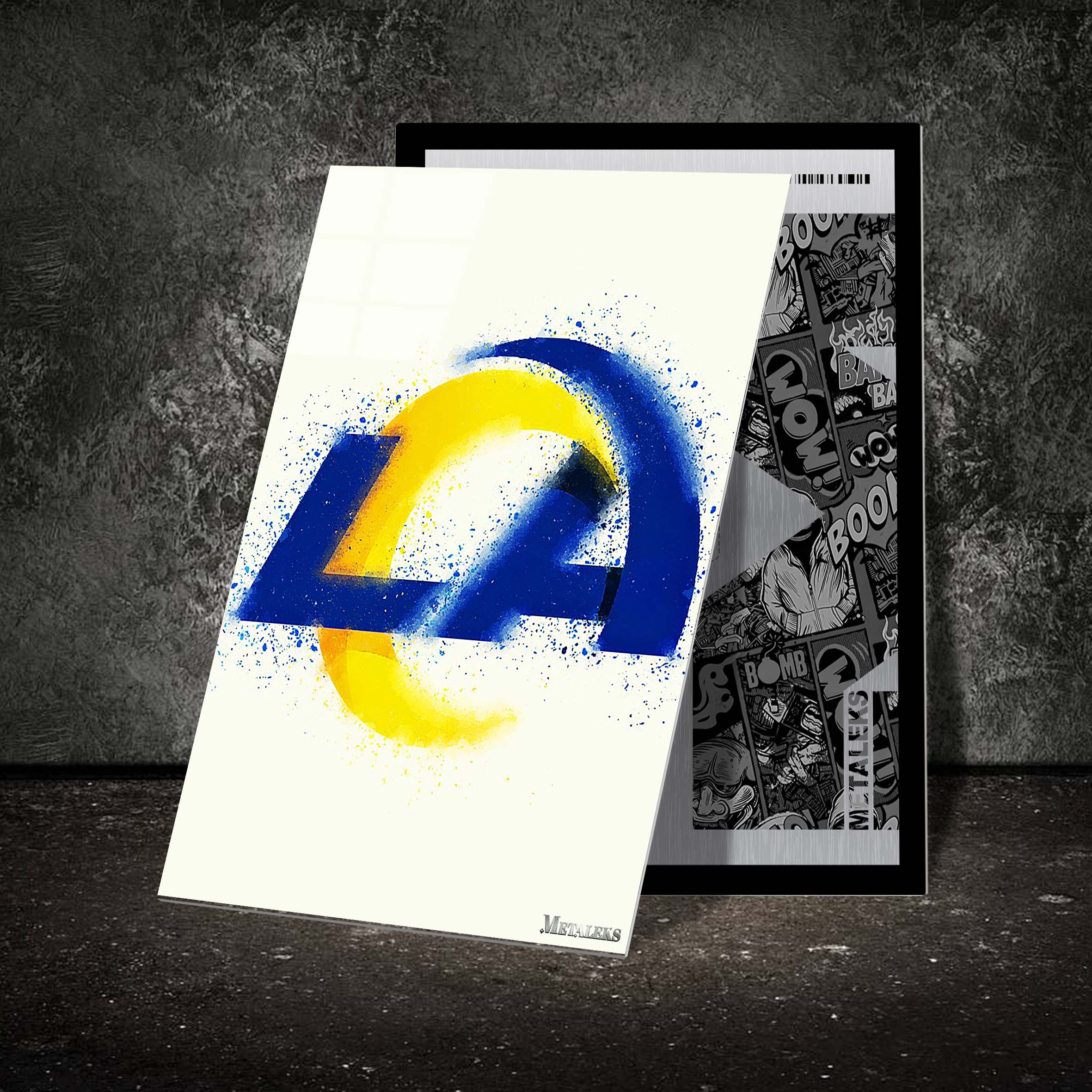 Los Angeles Rams Watercolor