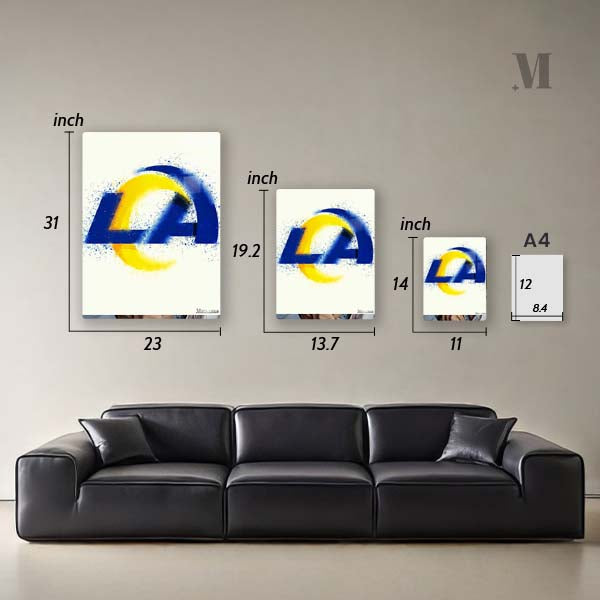Los Angeles Rams Watercolor