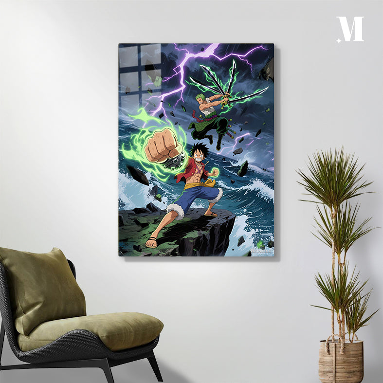 Luffy Zoro One Piece A0724
