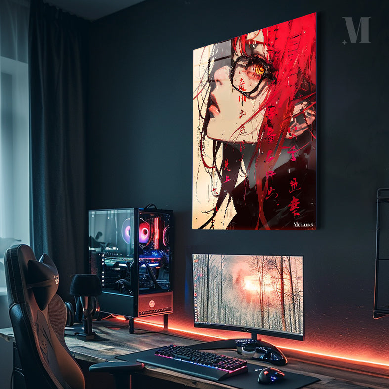 Makima Glasses Poster